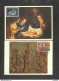 VATICAN - POSTE VATICANE - 2 Cartes MAXIMUM 1961 - L'ADORAZIONE - S. PAOLO GIUGE A ROMA - Maximumkaarten