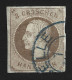 HANNOVER 1861 Mi.# 19 3Gr Braun Gestempled / Allemagne Alemania Altdeutschland Old Germany States - Hanovre