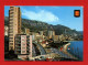 (RECTO / VERSO) MONACO EN 1974 - VUE GENERALE N° 281A - BEAU TIMBRE ET FLAMME - CPSM GF - Monte-Carlo