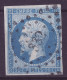 FRANCE 1853-1860 20 C Bleu YT N°14 Oblitéré - 1853-1860 Napoléon III.