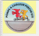 (collé Sur Papier) Sticker Autocollant Pompe à Chaleur Perche GTI Humour Vélo Tandem Bicyclette écharpes Froid - Stickers