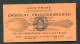 WWII - Bon-Prime 1940 "Chocolat François-Meunier - 141, Rue Jules Guesde à Levallois-Perret" Monnaie De Nécessité WW2 - Notgeld