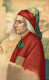 Dante Alighieri Affresco Di Giotto Art Painting - Ecrivains