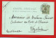 (RECTO / VERSO) MONTE CARLO EN 1903 - N° 370 - LA PLACE DU CASINO -  BEAU TIMBRE DE MONACO ET CACHET MARGUERITE - CPA - Spielbank