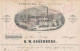 1869 Rechnung Schrauben-, Federn-, Drahtstifte-Fabrik H. W. Ossenberg Evingsen Bei Altena - Historische Documenten