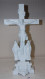 E1 Magnifique CHRIST - Fonte émaillée Blanche - Rarisisme !!!! - Church Crucifix - Religion & Esotérisme