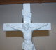 E1 Magnifique CHRIST - Fonte émaillée Blanche - Rarisisme !!!! - Church Crucifix - Religion & Esotericism