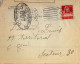 1917 , GENEVE - SECTEUR POSTAL Nº 30 , BANDA DE CIERRE Y MARCA DE CENSURA MILITAR - Storia Postale