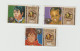 Delcampe - République De Guinée Lot 47 Timbres Traditions Unicef Croix Rouge Foot Ball - Guinée (1958-...)