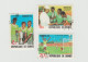 Delcampe - République De Guinée Lot 47 Timbres Traditions Unicef Croix Rouge Foot Ball - Guinée (1958-...)