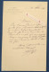 ● Lettre 1874 à M. JOLY (de Montesson) Conservateur Du Mobilier National - A. Servy Avoué - L.A.S - Historische Documenten