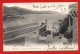 (RECTO / VERSO) MONACO EN 1903 - N° 330 - TERRASSE AVEC CANONS - BEAU TIMBRE DE MONACO ET CACHET - CPA PRECURSEUR - Palacio Del Príncipe