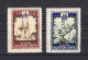 NDH WWII CATHOLIC CHURCH REVENUE STAMPS,PAIR,USED IN SERBIA,OVERPRINT 10 AND 20 DIN. - Serbie