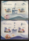 Delcampe - 25x Lighthouses/ Shells / Dolphins /Marine Birds / Ships - High Cat Value - MNH** - 11 Scans! - Leuchttürme