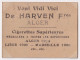 Virsille - Cigarettes De Harven 1910 Photo Femme Sexy Lady Pin-up Woman Nue Nude Nu Seins Nus Vintage Alger A62-8 - Other Brands