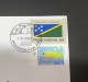 7-5-2024 (4 Z 7) Solomon Islands Elect New Prime Minister - Jeremiah Manele (1st May 2024) Solomn Islands Flag Stamp - Salomon (Iles 1978-...)