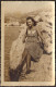 Pretty Woman Girl On Beach Hairy Legs Old Photo 14x9 Cm #40179 - Anonyme Personen