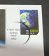 4-5-2024 (4 Z 7) Solar Eclipse (8 April 2024) Planet Earth From Space Stamp - Altri & Non Classificati