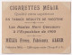 Neuville - Cigarettes Mélia 1910 Photo Femme Sexy Lady Pin-up Woman Nue  Vintage Alger Artiste Cabaret érotique A62-12 - Otras Marcas