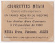 Céaly - Cigarettes Mélia 1910 Photo Femme Sexy Lady Pin-up Woman Nue Vintage Alger Artiste Cabaret érotique A62-12 - Other Brands