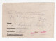 1943. WWII  SERBIA,GERMAN OCCUPATION,LAZAREVAC PARCEL PROOF LETTER TO GERMANY POW CAMP,POW M.MARKOVIC - Serbie