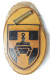 Militaria-D-Plaque Du DPzArtBtl 195_ Panzer Artillerie Bataillon 195_20-23 - Other & Unclassified