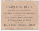 Esclave - Cigarettes Mélia 1910 Photo Femme Sexy Lady Pin-up Nue Vintage érotique Sein Nu Ethnique Alger Algérie A62-16 - Melia