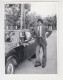 Stylish Young Man Pose To Old VOLGA GAZ-24 Car, Portrait, Vintage Orig Photo 8.9x11.7cm. (27157) - Auto's