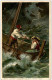 Segelboot Künstlerkarte E. Döcker - Döcker, E.