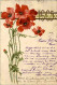 Neues Jahr 1905 Jahreszahl - Prägekarte Blumen - Anno Nuovo