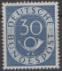 Germany, FR - Definitive - 30 Pf - Mi 132 - 1951 - MNH - Unused Stamps