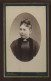 PHOTOGRAPHIE CDV J. BAUR COLMAR (HAUT-RHIN)- FEMME - FORMAT 6.5 X 10 CM - Oud (voor 1900)