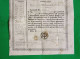 D-IT Governo Pontificio PAPA PIO IX 1853 Bologna PASSAPORTO PASSEPORT PASSPORT REISEPASS 41,5x35 - Historical Documents