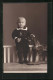 Foto-AK Kleiner Junge Im Matrosenanzug Mit Einem Schaukelpferd  - Gebraucht