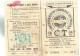 PG / CARTE 1966 SYNDICALE CGT  Avec Ses Timbres Adhèrent  SYNDICAT C.G.T  TIMBRE TAMPON CACHET - Mitgliedskarten