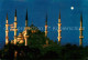 73362023 Istanbul Constantinopel Blaue Moschee Im Mondschein Istanbul Constantin - Turquie