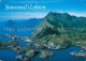 73356769 Stamsund Lofoten Fliegeraufnahme Stamsund - Norwegen