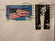 USA Flag Cover Honoring Veterans Leonard Bernstein Orchestra Director Music - 3c. 1961-... Lettres