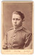 Fotografie F. Wunder, Hannover, Portrait Junger Soldat In Interessanter Uniform Mit Zurückgekämmtem Haar  - Anonyme Personen
