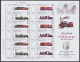Inde India 2011 MNH MYSTAMP Sheet Steam Train, Railway, Railways, Trains, Engine, Mahatma Gandhi, Indipex Exhibition - Nuevos