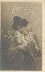Delcampe - (S) Superbe LOT N°15 De 50 Cartes Postales Anciennes Fantaisies Fleurs, Soldats, Portraits Photo, Fêtes, Paysages, Amour - 5 - 99 Cartes