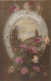 Delcampe - (S) Superbe LOT N°15 De 50 Cartes Postales Anciennes Fantaisies Fleurs, Soldats, Portraits Photo, Fêtes, Paysages, Amour - 5 - 99 Postkaarten