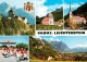 73591368 Vaduz Schloss Vaduz Rotes Haus Pfarrkirche Landestracht Panorama Vaduz - Liechtenstein