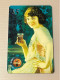 Mint USA UNITED STATES America Prepaid Telecard Phonecard, Coca Cola Lady With A Glass Of Coke $5, Set Of 1 Mint Card - Autres & Non Classés