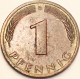 Germany Federal Republic - Pfennig 1980 D, KM# 105 (#4481) - 1 Pfennig