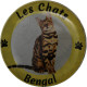 France, Jeton, Les Chats - Bengal, Nickel, TTB - Andere & Zonder Classificatie
