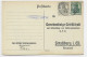 GERMANIA 5C+7 1/2C POSTKARTE AMBULANT MULHAUSEN PFIRT ALTKICH 1916 TO STRASBOURG - Briefe U. Dokumente