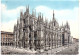 1956 L.12 OLIMPIADI CORTINA CARTOLINA MILANO DUOMO PER ESTERO BELGIO - 1946-60: Marcophilia