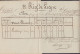 Etat D'un Milicien De JUPILLE De La Classe 1831 établi à GAND 15 Septembre 1839 - 5e Régiment De Ligne - Documentos