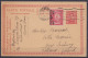 EP CP 10c Rouge (type N°138) + N°185 (VIIe Olympiades - Usage Interdit Pour L'étranger) Flam. ANTWERPEN /15.III 1921 Pou - Postkarten 1909-1934